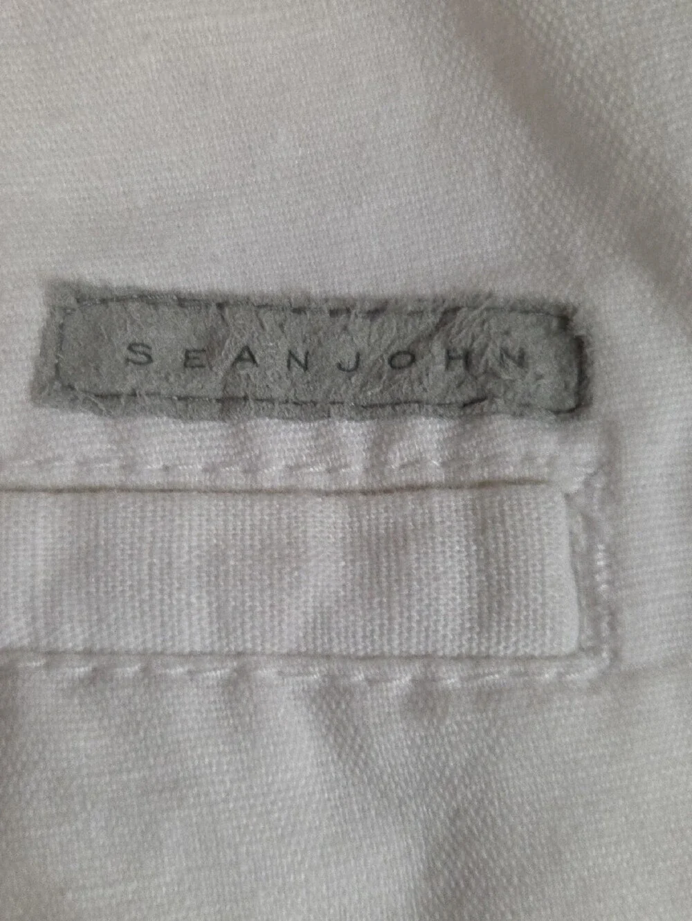Sean John Men's Cream Drawstring Chinos